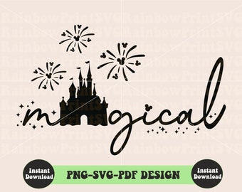 Magical Svg, Magical and Fabulous, Family Trip Shirt Svg, Fairy Sparkle, Stay Magical Svg