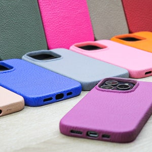 Custodia per telefono in pelle Flotter Fuji personalizzata, custodia per iPhone 14, 13, 12, 11 Pro Max / Plus, custodia per telefono di lusso, copertura completa a scatto