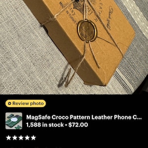 Coque de portable en cuir à motif croco MagSafe, étui pour iPhone vert clair, coque pour iPhone 15, 14, 13, 12, 11 Pro Max Plus, coque de téléphone personnalisée image 15