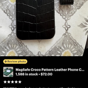 Coque de portable en cuir à motif croco MagSafe, étui pour iPhone vert clair, coque pour iPhone 15, 14, 13, 12, 11 Pro Max Plus, coque de téléphone personnalisée image 14