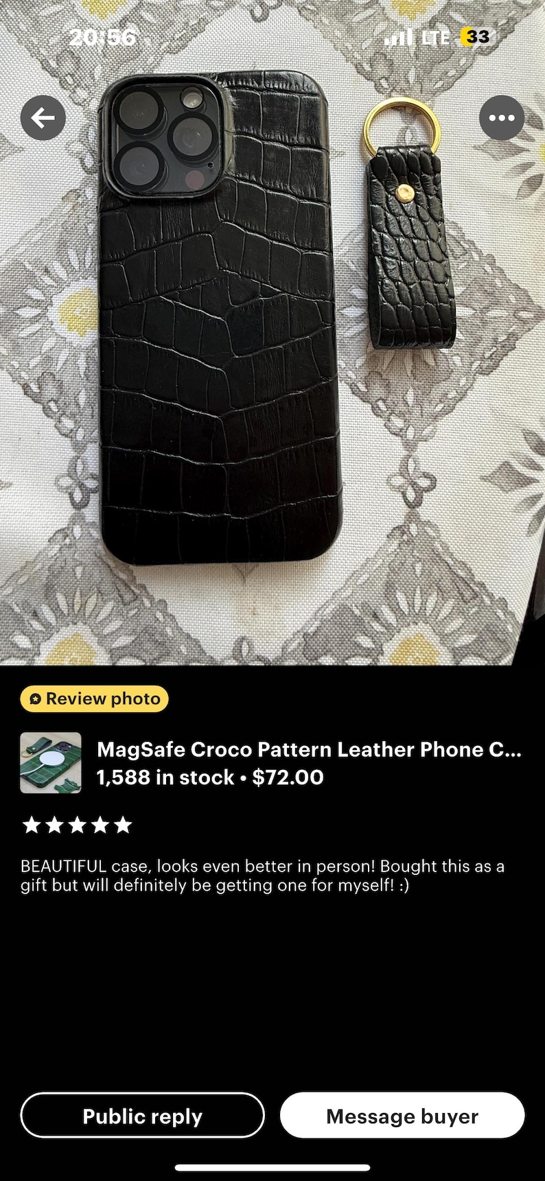 Coque de portable en cuir à motif croco MagSafe, étui pour iPhone vert clair, coque pour iPhone 15, 14, 13, 12, 11 Pro Max Plus, coque de téléphone personnalisée image 14