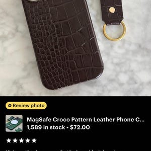 Coque de portable en cuir à motif croco MagSafe, étui pour iPhone vert clair, coque pour iPhone 15, 14, 13, 12, 11 Pro Max Plus, coque de téléphone personnalisée image 12