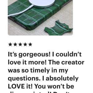 Coque de portable en cuir à motif croco MagSafe, étui pour iPhone vert clair, coque pour iPhone 15, 14, 13, 12, 11 Pro Max Plus, coque de téléphone personnalisée image 10