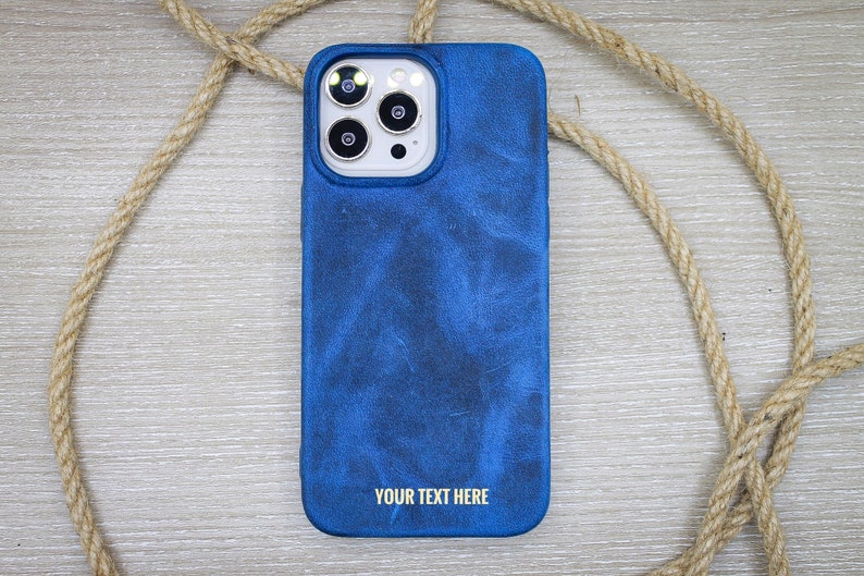 iPhone 14 case, iPhone 13 pro case, iPhone 12 mini Case, iPhone 11 Pro max, Leather phone cover,Blue phone case, Leather phone case, iPhone protection, Apple monogram case,  custom iPhone case, engraved case, Shockproof Cover,  Luxury iPhone case