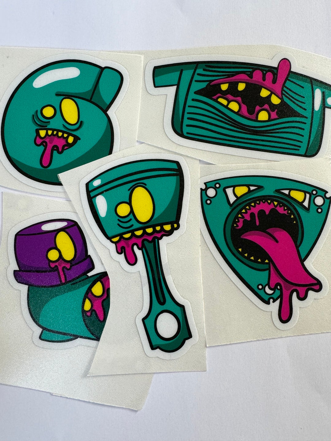 Zombie Rotor Drift Bunny Zombie Parts Vinyl Decals | Car Window JDM Drift Sticker ...