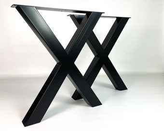 Pieds de table, ( H71cm ) HAUTE QUALITÉ, Pieds de table en métal, Ensemble de 2