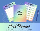 Eat your Rainbow undated  Meal Planner: Your Ultimate Companion for Healthy Eating and meal planning.