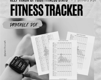 Fitbit Compatible Stats Tracker - Monitor Your Daily and Weekly Progress in Style (Old Version)