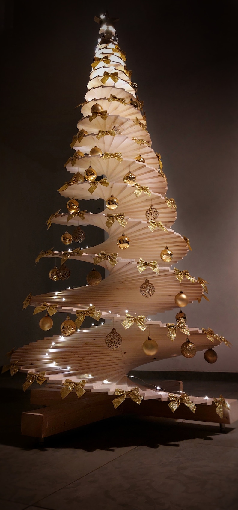 Der Weihnachtsbaum aus Holz der Öko-Weihnachtsbaum - Etsy.de