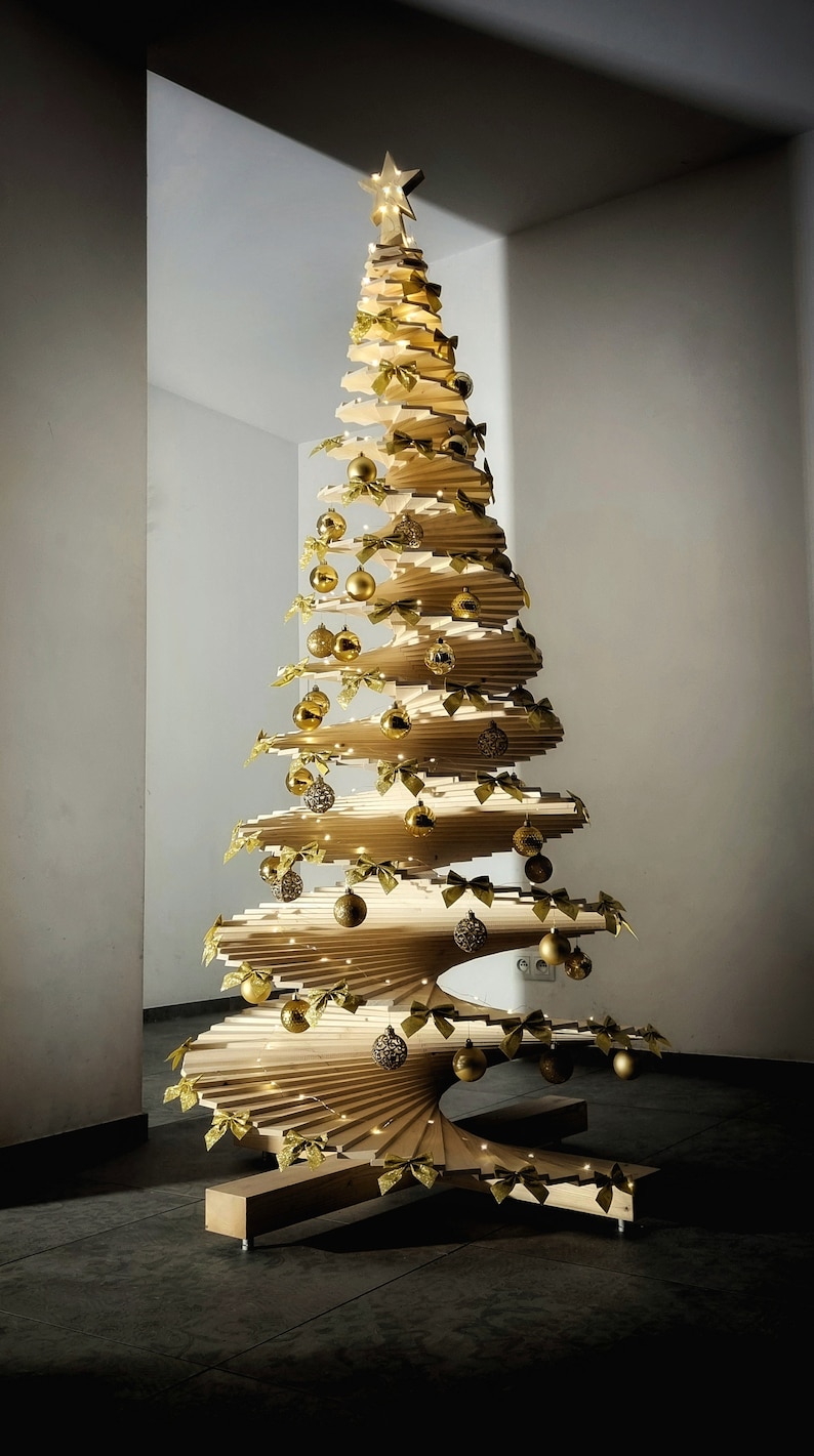 Der Weihnachtsbaum aus Holz der Öko-Weihnachtsbaum - Etsy.de