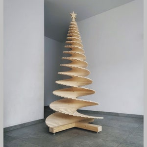der Weihnachtsbaum aus Holz, der Öko-Weihnachtsbaum, decorativer Weihnachtsbaum, Weihnachtsbaum, moderner, Design-Weihnachtsbaum