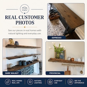 Floating Shelves - Rustic Heavy Duty Shelf