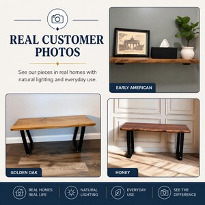 Floating Shelves - Rustic Heavy Duty Shelf