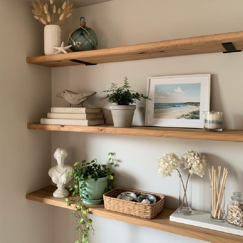 Floating Shelves - Rustic Heavy Duty Shelf