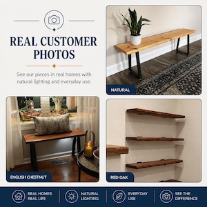 Floating Shelves - Rustic Heavy Duty Shelf