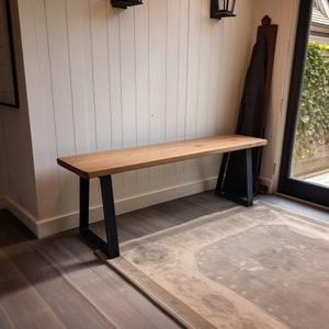 tall-wood-bench-trapezoid-legs-skinny-bench-entry-bench