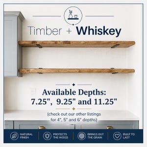 Floating Shelves - Rustic Heavy Duty Shelf
