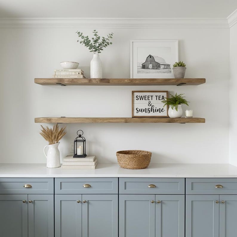 Floating Shelves - Rustic Heavy Duty Shelf