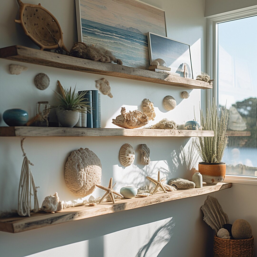 Heavy Duty Floating Shelves Ledge Shelf Rustic Shelves Floating Wood Shelves for Kitchen Book