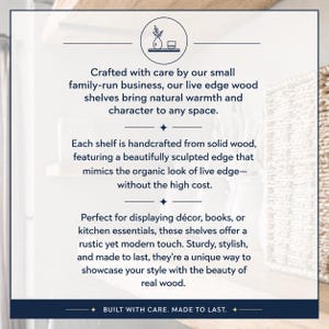 Floating Shelves - Rustic Heavy Duty Shelf