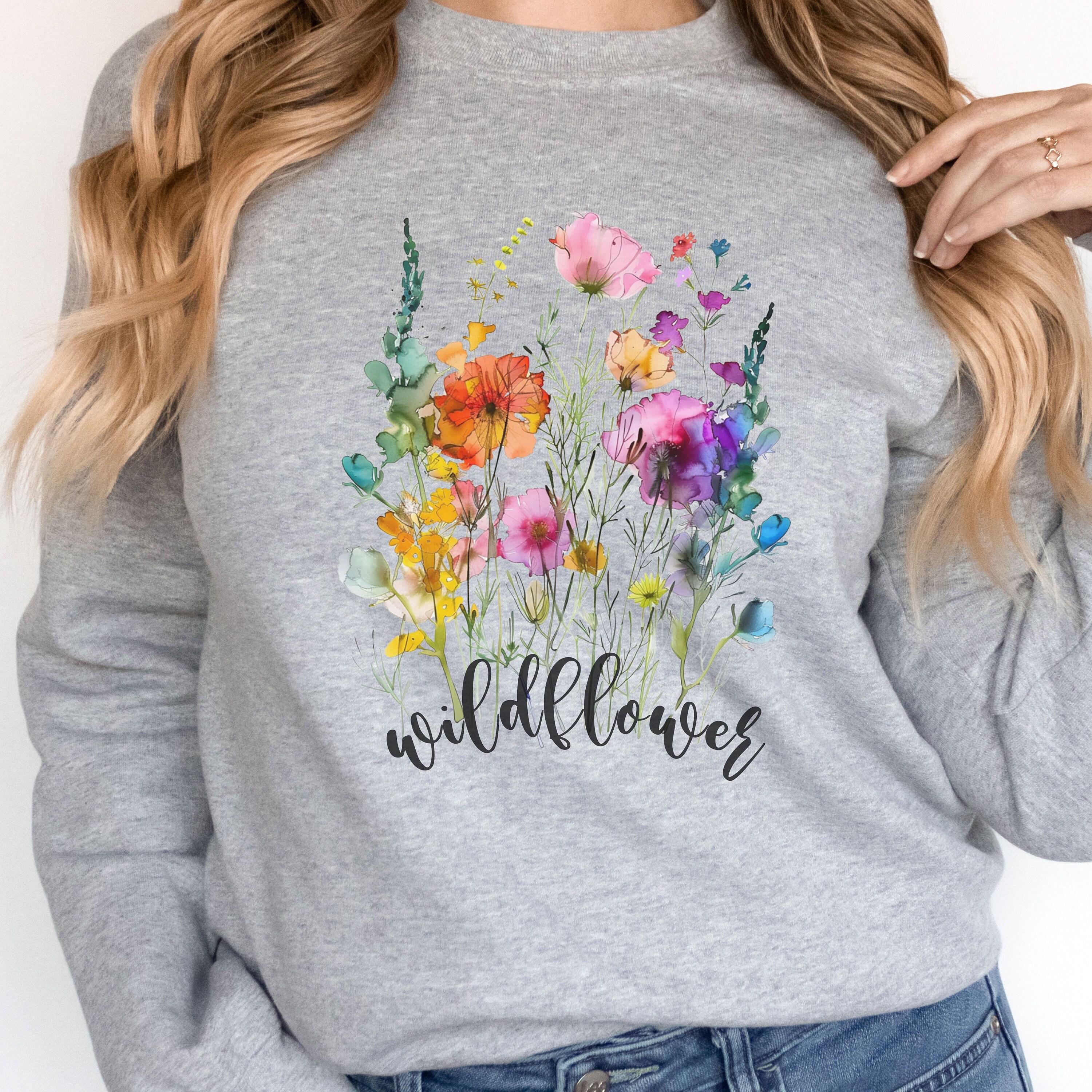 Wildflower Tshirt Design Png, Summer Floral Png, Spring Shirt Design ...
