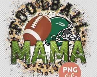 Football Mama Png, Football Mom, Sublimation Design Download, Digital Leopard Png, Mother's Day Png, Game Day Png, T-Shirt Design, Touchdown