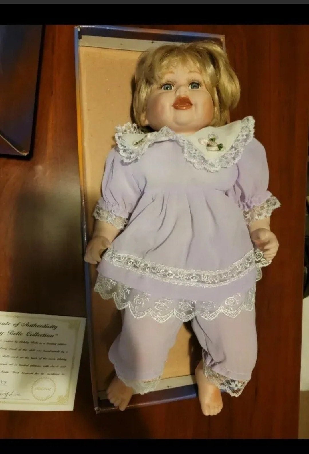 Ashley Belle Collectible Porcelain Doll Cute Baby Etsy