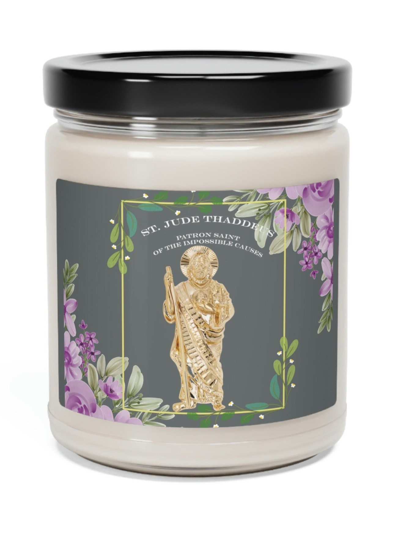 Catholic Saint Jude Prayer Candle, Catholic Women's Gift, Novena Candle