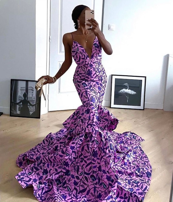 Ankara gown for wedding hotsell