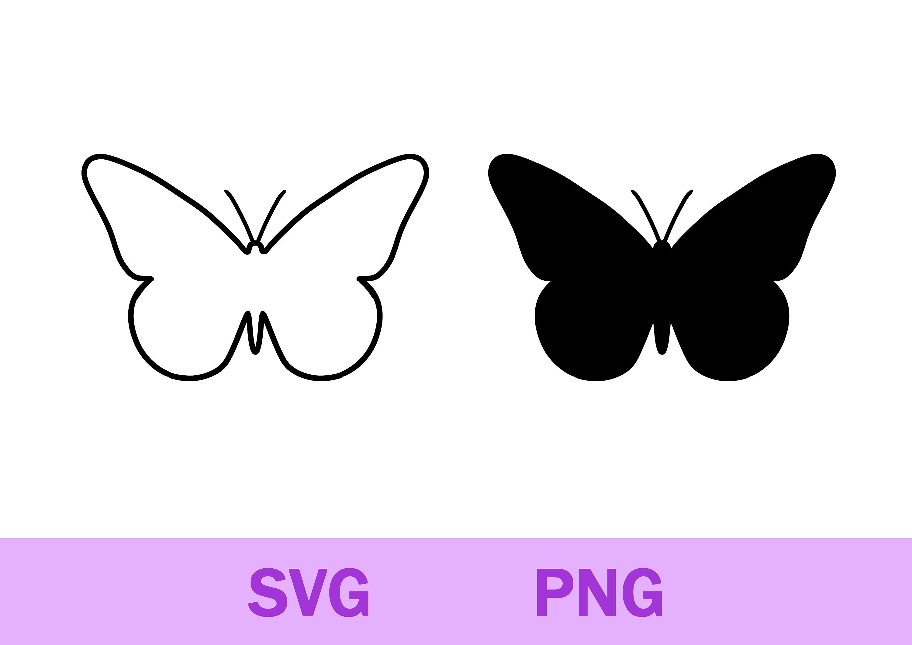 Simple Butterfly Svg