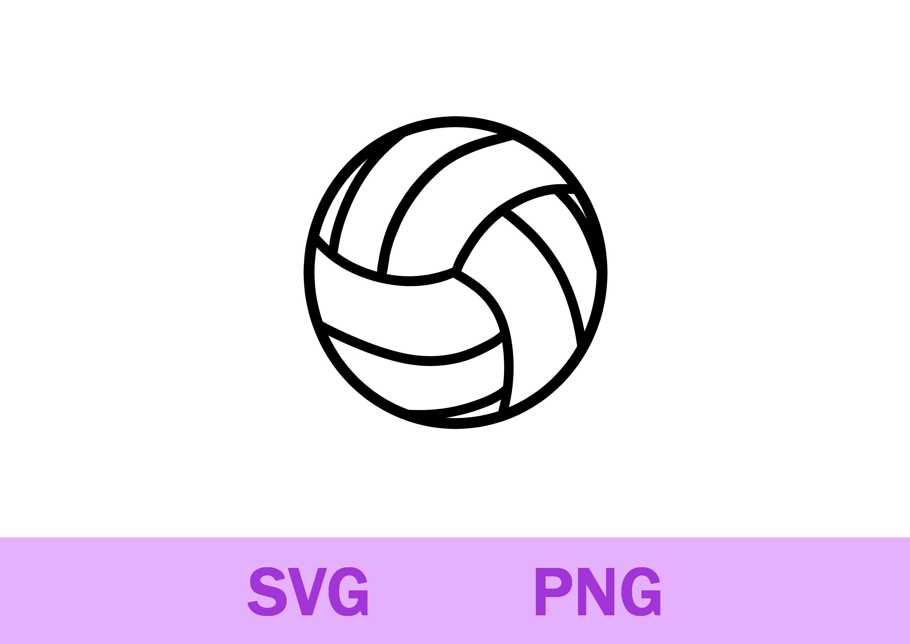 Volleyball svg png sport svg png volleyball clipart cricut etsy