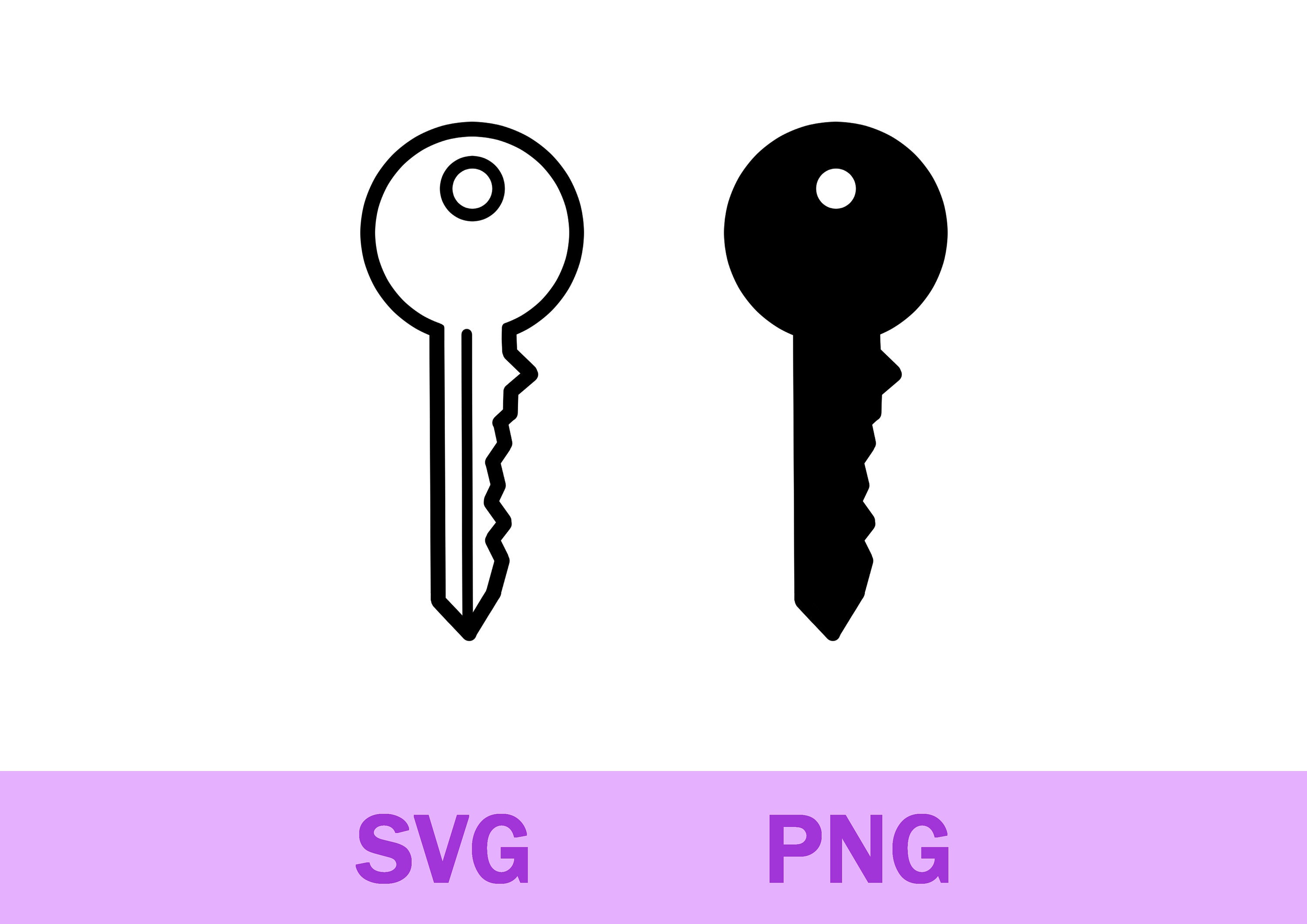 Key Svg Png, House Key Svg Png, Key Clipart, Cricut Silhouette Cutting