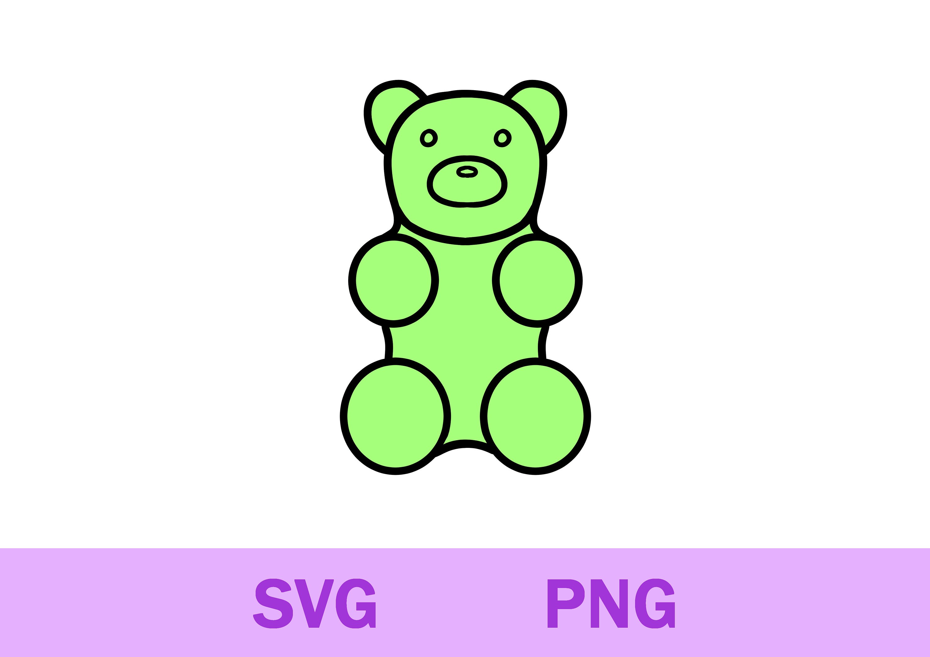 Gummy Bear Svg Png Bear Svg Png Gummy Bear Candy Clipart - Etsy Canada