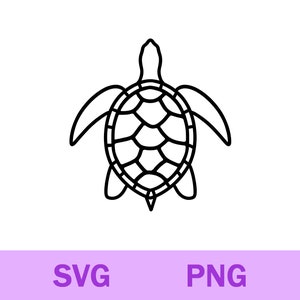 Turtle Svg Png, Sea Turtle Svg Png, Turtle Clipart, Cricut Silhouette Cutting File, Digital Download