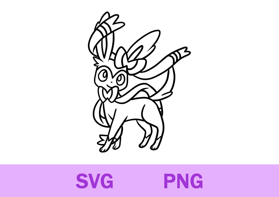 Pokemon Sylveon Svg Png Pokemon Svg Png Pokemon Sylveon - Etsy