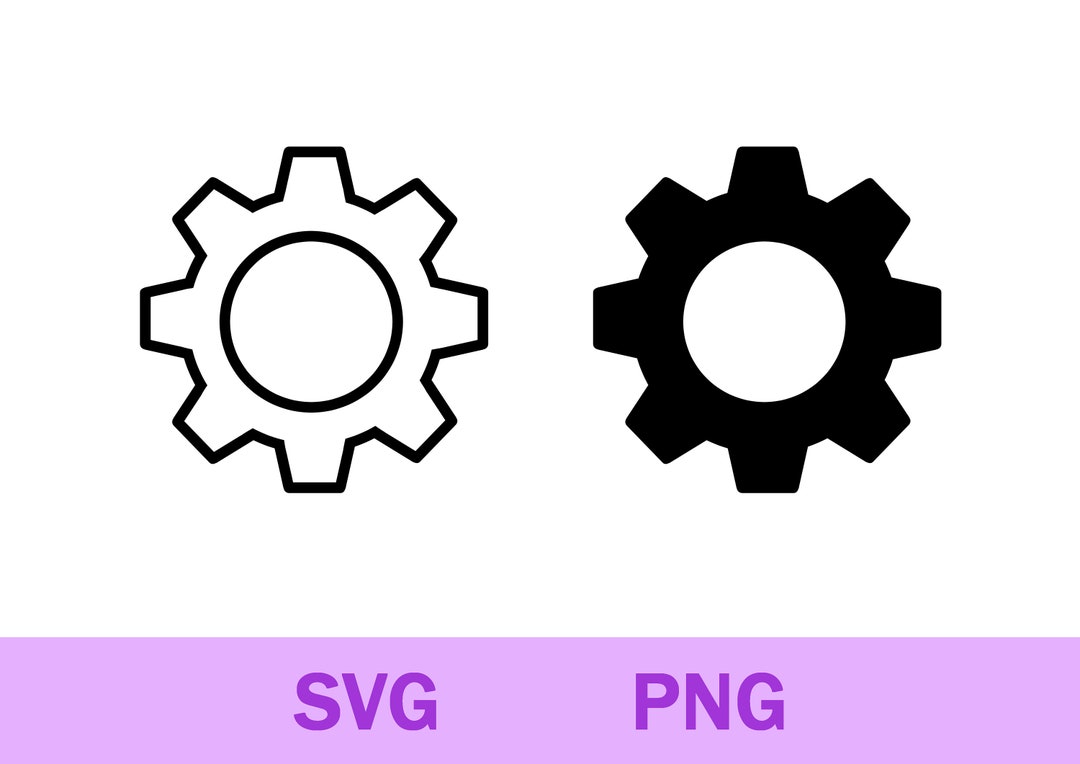 Gears Svg Png Gear Cogs Svg Png Gear Clipart Cricut - Etsy