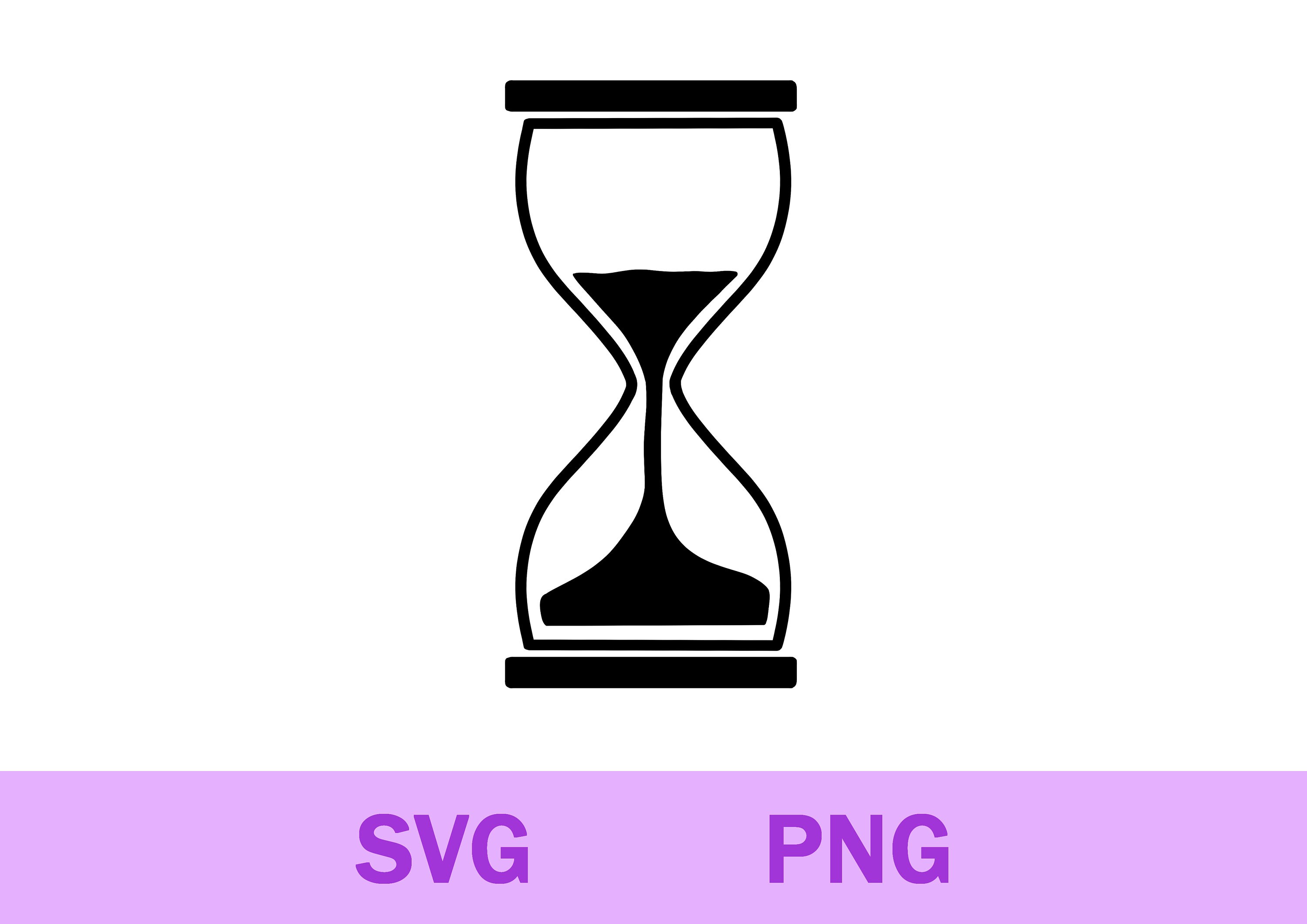 Hourglass Svg Png Hourglass Timer Svg Png Hourglass Clipart Etsy UK