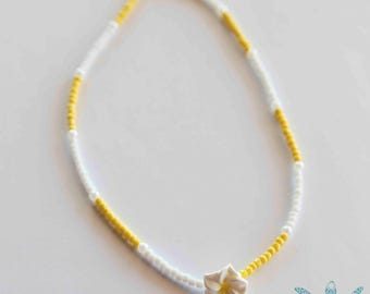 Plumeriahalsband, kusthalsband, havshalsband, kokosnötsflickahalsband, surfarflickahalsband