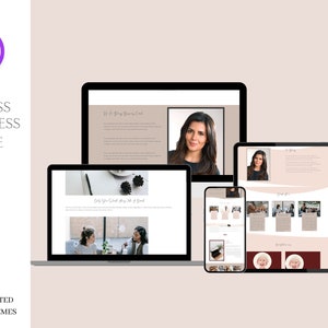 DAISY Website Template for Divi Theme & Wordpress | For coaches, bloggers