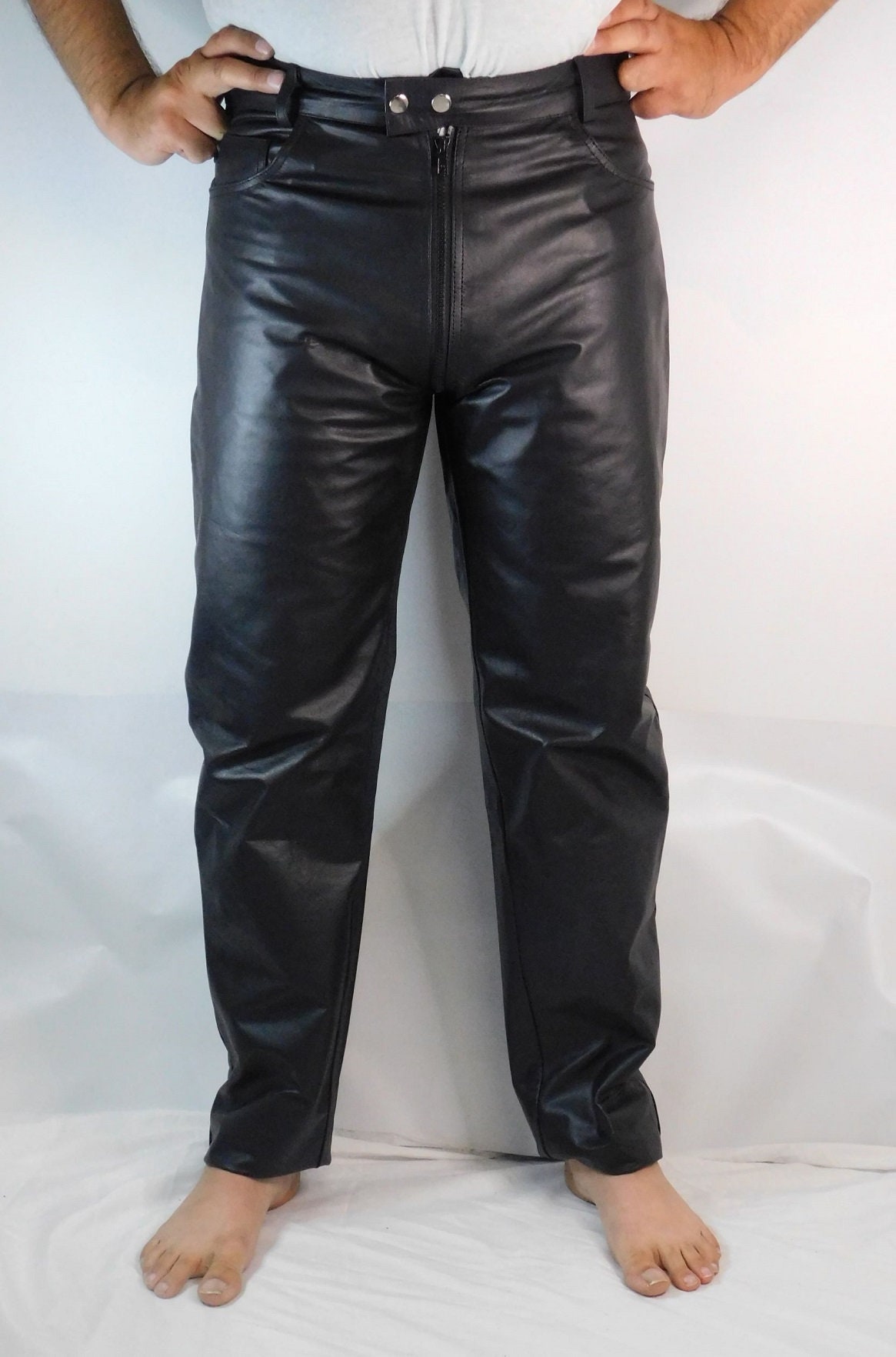 パンツ SCOOTER 2tuck leather pants 40 SCOOTER 2tuck leather pants 40