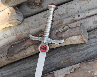 Handcrafted ThunderCats Sword of Omens Prop - Stainless Steel Display Collectible