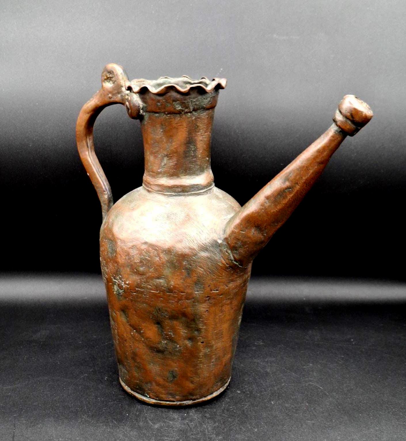 古いウズベキスタン「真鍮製水差」/Water Jug