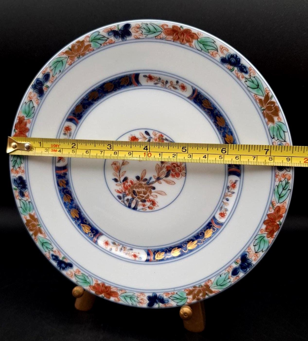Ceralene Raynaud Limoges Plates - Koutani Floral Pattern, Set of 6