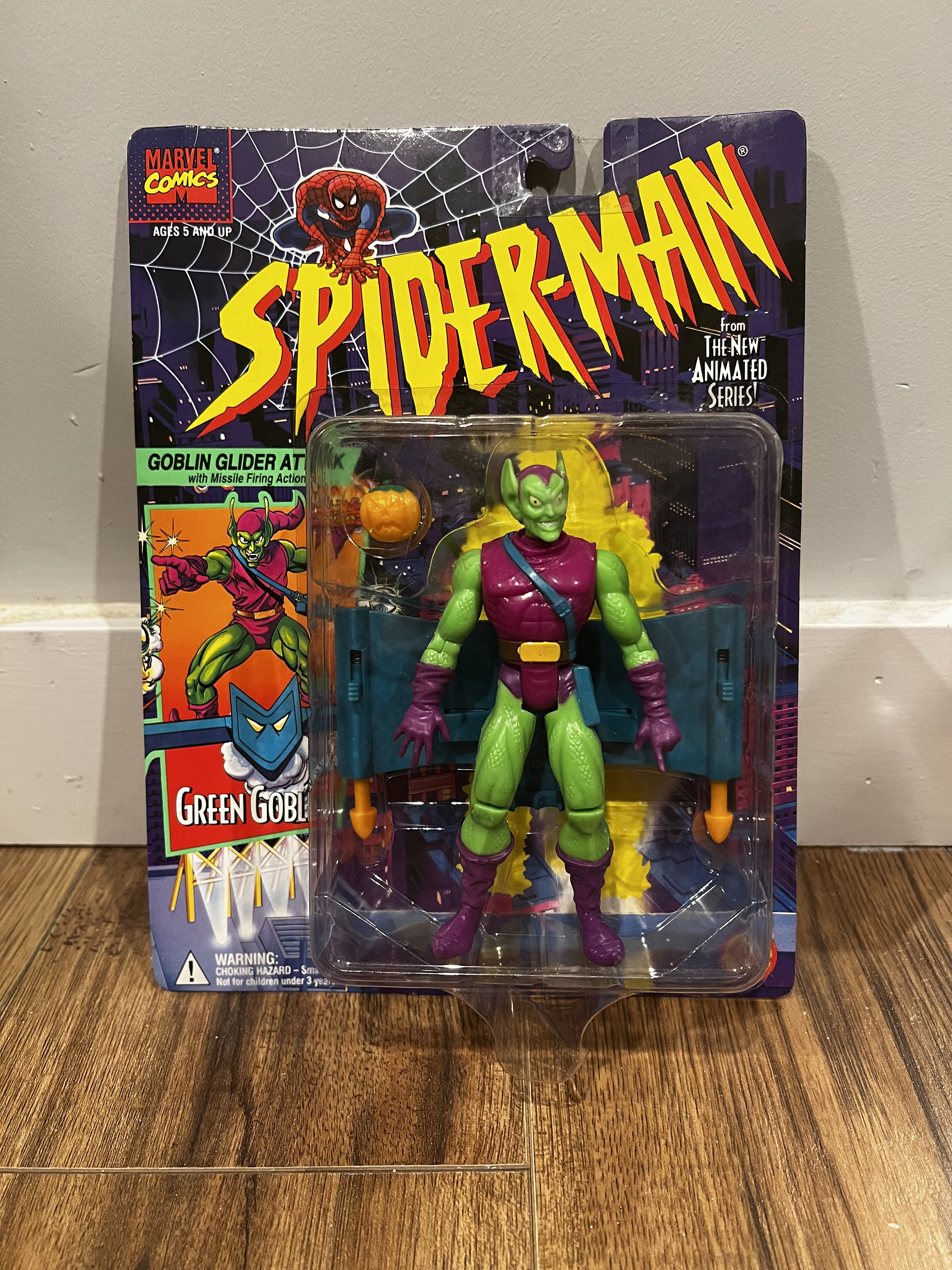 1994 Marvel Comics Toy Biz Spider-man Animated Series Green - Etsy