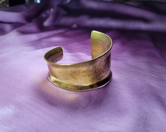 Vintage Brass Cuff Bracelet by Ken Gastineau