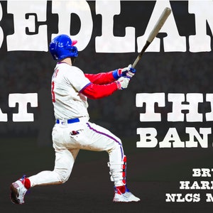 Bedlam bei The Bank. Bryce Harper Poster, Wandkunst druckbar, Digitaler Download, Mann Höhle Geschenk, SportKunst