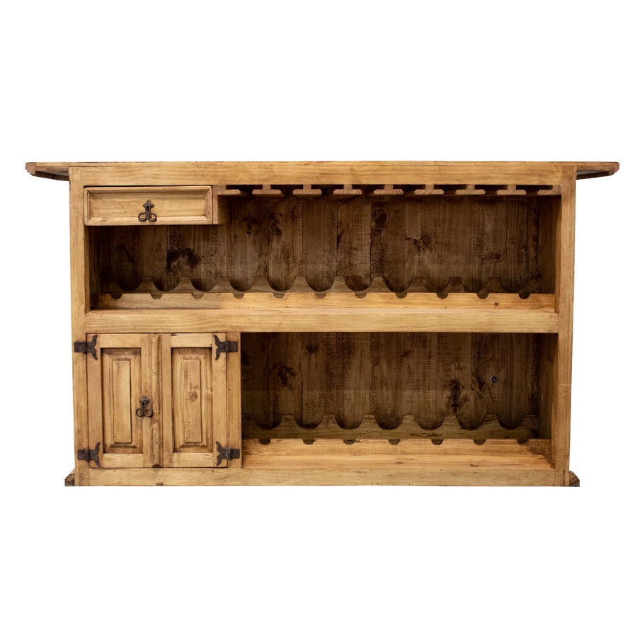 Pine Wood Home Bar Pallet Bars Rustic Counter Bar With Wine Etsy Canada