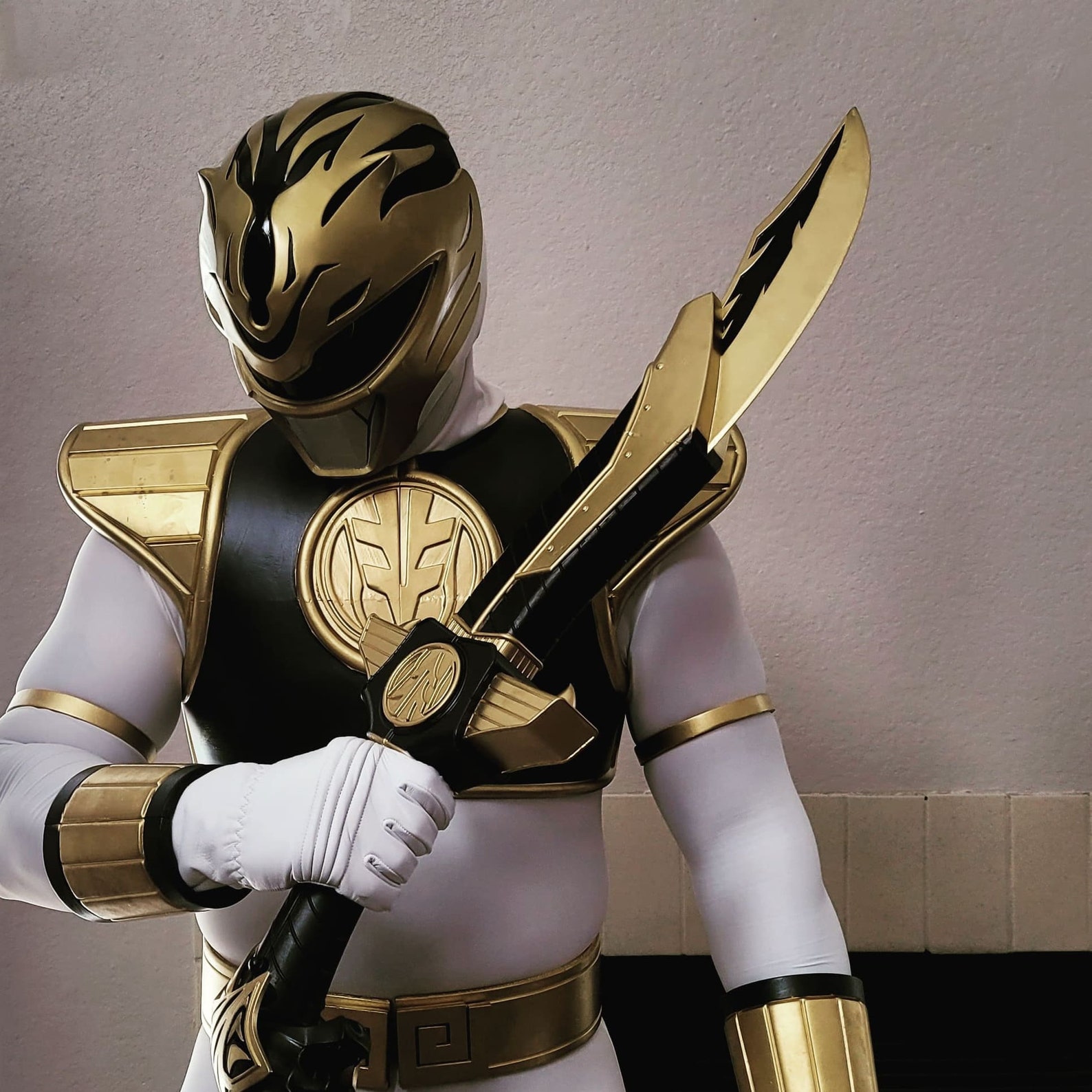 Custom Sized White Ranger Costume Etsy