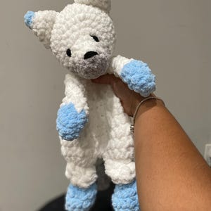 Handmade Crochet Fox Snuggler | Adorable Baby Lovey | Soft and Cuddly Fox Security Blanket