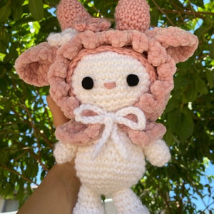 My melody crochet plush